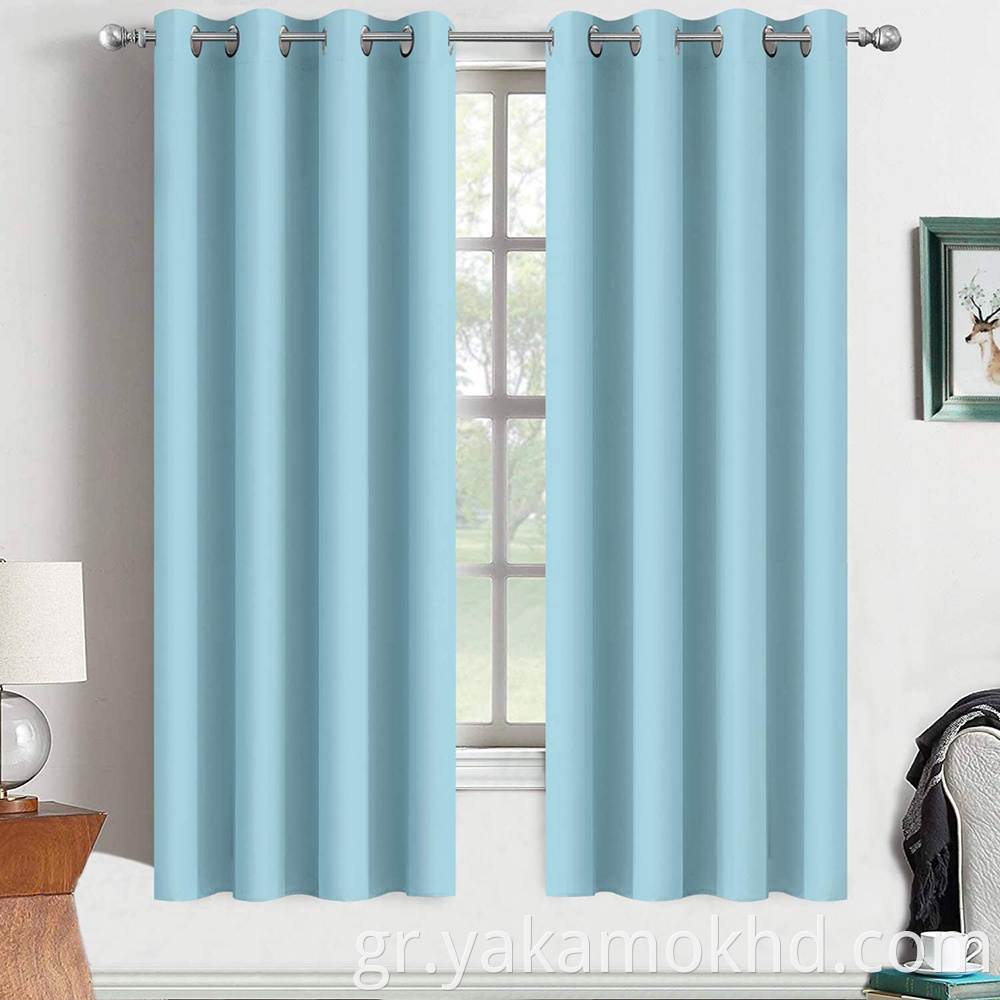 52-72 Sky Blue Curtains
